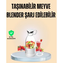 Allians Taşınabilir 1200MAH Şarjlı Hafif Blender ile Taze Meyve Suları