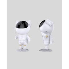 Bluetooth Müzikli Astronot Projeksiyon Lambası Yıldız ve Ay Efektli - Lisinya