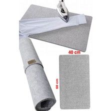 Feyza Design Katlanabilir Seyahat Ütü Matı, Pratik Keçe Ütü Altı Masa Matı