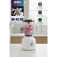 Allians Yüksek Performanslı 1.5l Cam Hazneli Turbo Blender, Güçlü ve Şık Tasarım