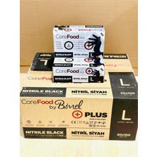 Şeylişeyler – Bimel Siyah Nitril Eldiven – Large – Pudrasız – 1 Paket