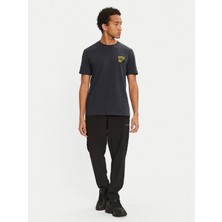 Hugo Erkek Marka Logolu Bisiklet Yaka Kısa Kollu Lacivert T-Shirt 50522134-407