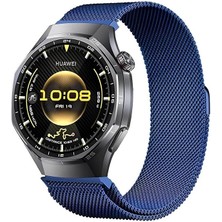 Dexmon Huawei Watch Gt Gt2 GT2E Gt3 Gt4 Gt 5 Gt6 Pro Se Elite 46MM Uyumlu 22MM Metal Hasır Paslanmaz Kordon