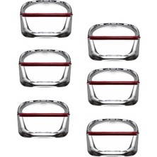 PremiumPort Setli 6'lı Silikon Kapaklı Saklama Kabı, 395 Cc, Pratik ve Şık Tasarım