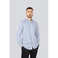 Paul & Shark Erkek Regular Fit Çizgi Desenli Uzun Kollu Çok Renkli Gömlek 25413032CF-V92