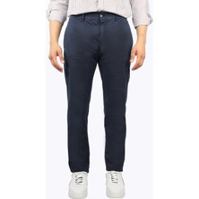 Paul & Shark Erkek Regular Fit Normal Bel Düz Paça Chino Lacivert Pantolon 25414020-013