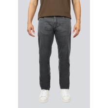 Paul & Shark Erkek Hafif Eskitme Desenli Normal Kalıp Denim Gri Jeans 15314135-J09