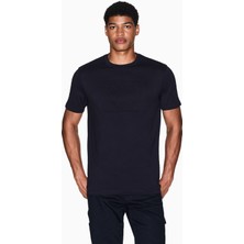 Armani Exchange Erkek Bisiklet Yaka Kısa Kol Ax Logo Desen Pamuklu Lacivert T-Shirt XM001454 AF10361-UB101