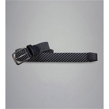 Paul & Shark Erkek Dayanıklı Kumaş Metal Tokalı Mavi-Beyaz Kemer 25416003-W27