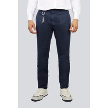 Paul & Shark Erkek Pamuklu Normal Paça Cepli Lacivert Pantolon 25414033-013