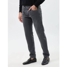 Paul & Shark Erkek Regular Fit Normal Bel Düz Paça Pamuklu Esnek Denim Gri Jeans 15314160-J08