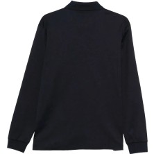 Paul & Shark Erkek Düğme Kapama Uzun Kol Polo Yaka Reqgular Fit Lacivert-Gümüş Polo Yaka T-Shirt 15311727-50F