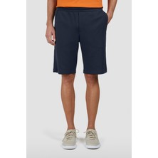 Paul & Shark Erkek Regular Fit Pamuklu Beli Lastikli Lacivert Şort 25411851-050