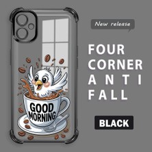 HONTINGA Samsung Galaxy A05 ile Uyumlu Şeffaf Kılıfı Düşüme Önleyici Basitlik Anti Düşme Kamera Korumali Kuş Desen Yumuşak Silikon Telefon Kılıfı Kadın ve Erkek Için Uygundur K3-0216