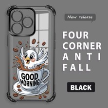 HONTINGA Realme C53 ile Uyumlu Şeffaf Kılıfı Düşüme Önleyici Basitlik Anti Düşme Kamera Korumali Kuş Desen Yumuşak Silikon Telefon Kılıfı Kadın ve Erkek Için Uygundur K3-0216