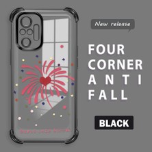 HONTINGA Xiaomi Redmi Note 10 Pro ile Uyumlu Şeffaf Kılıfı Düşüme Önleyici Basitlik Anti Düşme Kamera Korumali Kalp Desen Yumuşak Silikon Telefon Kılıfı Kadın ve Erkek Için Uygundur K3-0213