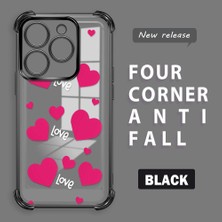 HONTINGA Tecno Spark 20 ile Uyumlu Şeffaf Kılıfı Düşüme Önleyici Basitlik Anti Düşme Kamera Korumali Kalp Desen Yumuşak Silikon Telefon Kılıfı Kadın ve Erkek Için Uygundur K3-0212