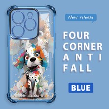 HONTINGA Infinix Smart 8 ile Uyumlu Şeffaf Kılıfı Düşüme Önleyici Basitlik Anti Düşme Kamera Korumali Boyalı Köpek Desen Yumuşak Silikon Telefon Kılıfı Kadın ve Erkek Için Uygundur K3-0209