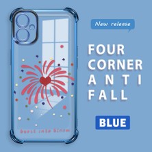 HONTINGA Samsung Galaxy A04E ile Uyumlu Şeffaf Kılıfı Düşüme Önleyici Basitlik Anti Düşme Kamera Korumali Kalp Desen Yumuşak Silikon Telefon Kılıfı Kadın ve Erkek Için Uygundur K3-0213