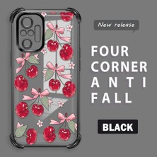 HONTINGA Xiaomi Redmi Note 10 Pro ile Uyumlu Şeffaf Kılıfı Düşüme Önleyici Basitlik Anti Düşme Kamera Korumali Visne Desen Yumuşak Silikon Telefon Kılıfı Kadın ve Erkek Için Uygundur K3-0211