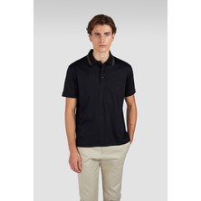 Paul & Shark Erkek Regular Fit Pamuklu Kısa Kollu Lacivert-Gold Polo Yaka T-Shirt 15311724-50E