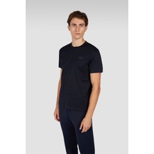 Paul & Shark Erkek Regular Fit %100 Pamuklu Yuvarlak Yakalı Kısa Kollu Lacivert T-Shirt 15311643-050