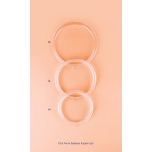 Teknotrust Çiftli Emaye Saklama Kabı Yedek Mika Kapak Seti, Sağlam ve Şık Tasarım