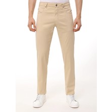 Paul & Shark Erkek Pamuklu Regular Fit Normal Bel Daralan Paça Kum Pantolon 25414044-203