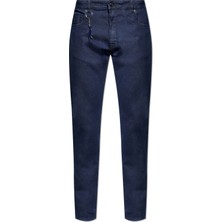Paul & Shark Erkek Regular Fit Normal Bel Düz Paça Pamuklu Denim Lacivert Jeans 15314101-J03