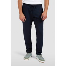 Paul & Shark Erkek Regular Fit Shark Logolu Beli Lastikli ve Ip Bağlamalı Lacivert-Gold Eşofman Altı 15311837-50E