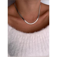 Hercy 316 L Gümüş Renk Ithal Paslanmaz Çelik Ezme Italyan Zincir Kolye