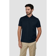 Paul & Shark Erkek Polo Yaka Regular Fit Pamuklu Kısa Kollu Mavi Polo Yaka T-Shirt 24411249-13D