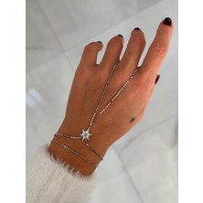 Hercy Renk Atmaz Kuzey Yıldızı Şahmeran | Zirkon Taşlı Yıldızlı Şahmeran