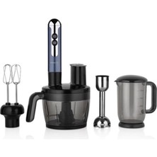 Allians Çok Fonksiyonlu Azura/krom Blender Seti - Şık ve Kullanışlı Tasarım