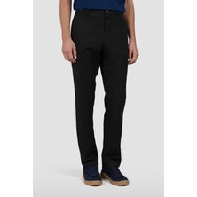 Paul & Shark Erkek Regular Fit Normal Bel Düz Paça Chino Siyah Pantolon 25414020-011