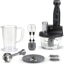 Allians Cam Hazneli Profesyonel Blender Seti Siyah, Güçlü ve Şık Tasarım