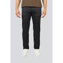 Paul & Shark Erkek Hafif Eskitme Desenli Normal Kalıp Denim Siyah Jeans 15314135-J11