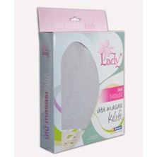 Feyza Design Isıya Dayanıklı Keçeli Ütü Masası Kılıfı, Düz, 140X52 cm