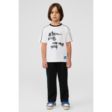 Bg Store Erkek Çocuk Beyaz Tshirt