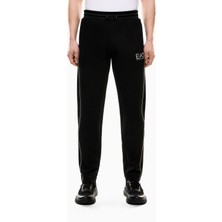 EA7 Erkek Bel ve Paça Uçları Lastikli Cep Detay Rahat Kumaş Siyah Eşofman Altı 7M000672 AF14146-UC001