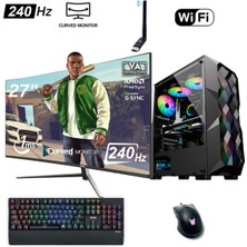 İzoly Onix Y I7-10700F 16GB 512GB M.2 Nvme Rx 580 8gb 27" 240Hz Oyuncu Masaüstü Bilgisayarı