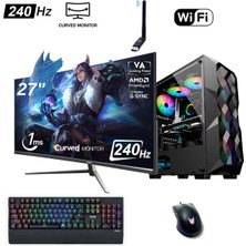 İzoly Kadabra Y i5-12400F 16GB 256GB M.2 NVMe RX 580 8GB 27″ 240Hz Oyuncu OEM Paketi