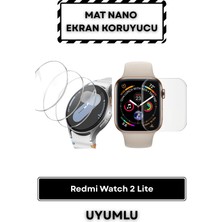 Mietubl Redmi Watch 2 Lite Mat Nano Ekran Koruyucu | Yansıma Önleyici Nano Cam | Pürüzsüz Dokunuş