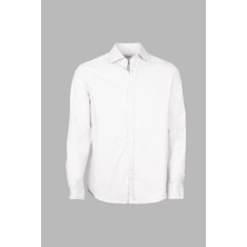 Paul & Shark Erkek Regular Fit Çizgili Uzun Kollu Bej Gömlek 14313094CF-VH8