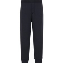 Emporio Armani Erkek Rahat Kesim Pamuklu Beli ve Paçası Lastikli Lacivert Eşofman Altı 6D1PL7 1JOTZ-0920