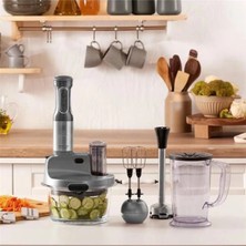 Allians Güçlü 2500W Uzun Blender ve Mutfak Robotu, 6 Bıçaklı, Ayaklı Cam Tasarım