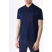 Paul & Shark Erkek Polo Yaka Regular Fit Pamuklu Kısa Kollu Lacivert Polo Yaka T-Shirt 24411249-013