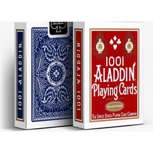 Uspcc 1001 Aladdin Oyun Kartı (Mavi-Kırmızı ) 2'li Deste