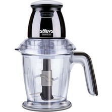 Stilevs Güçlü 500W Robotik Doğrayıcı, 4 Bıçaklı Çok Amaçlı Mutfak Aleti