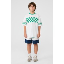 Bg Store Erkek Çocuk Beyaz Tshirt